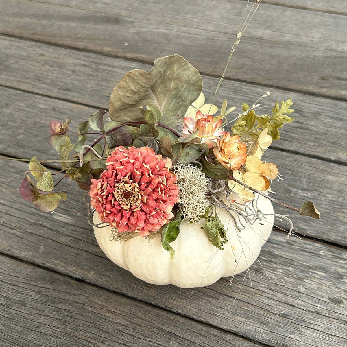 Dried Flower Pumpkin Decorating Kit
